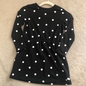 NWT H&M Polka Dot Sweatshirt Dress